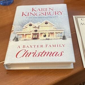 Signed Karen Kingsbury A Baxter Family Christmas Book